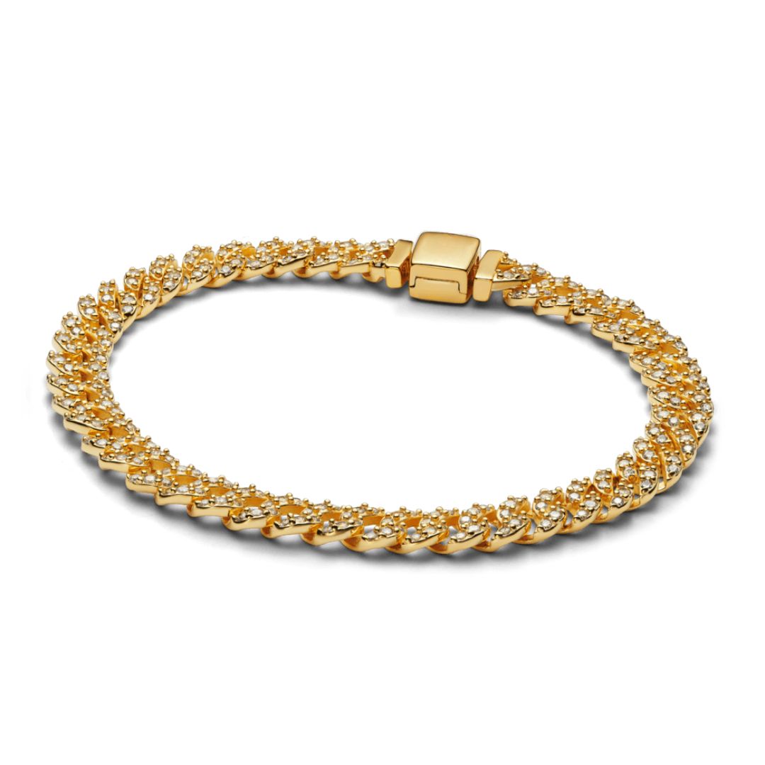 Moissanite Cuban Link Bracelet