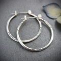 Classic Sterling Silver Hoop Earrings