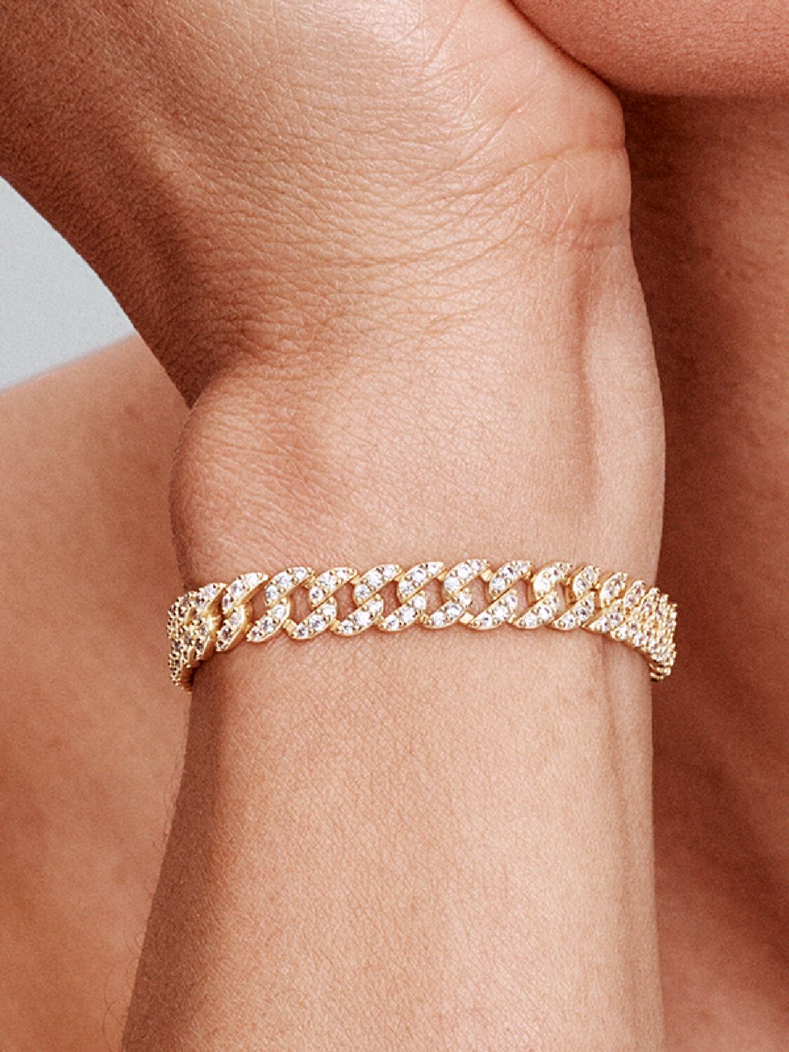 Moissanite Cuban Link Bracelet