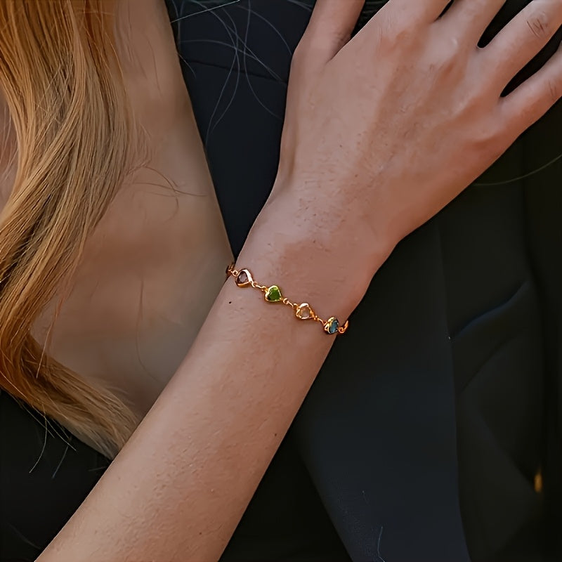 Unique Heart Shaped Bracelet