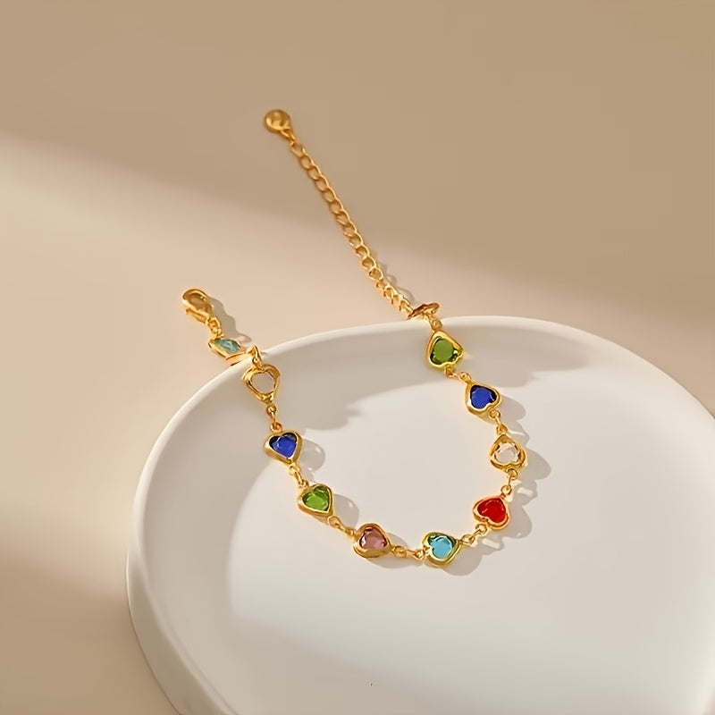 Unique Heart Shaped Bracelet