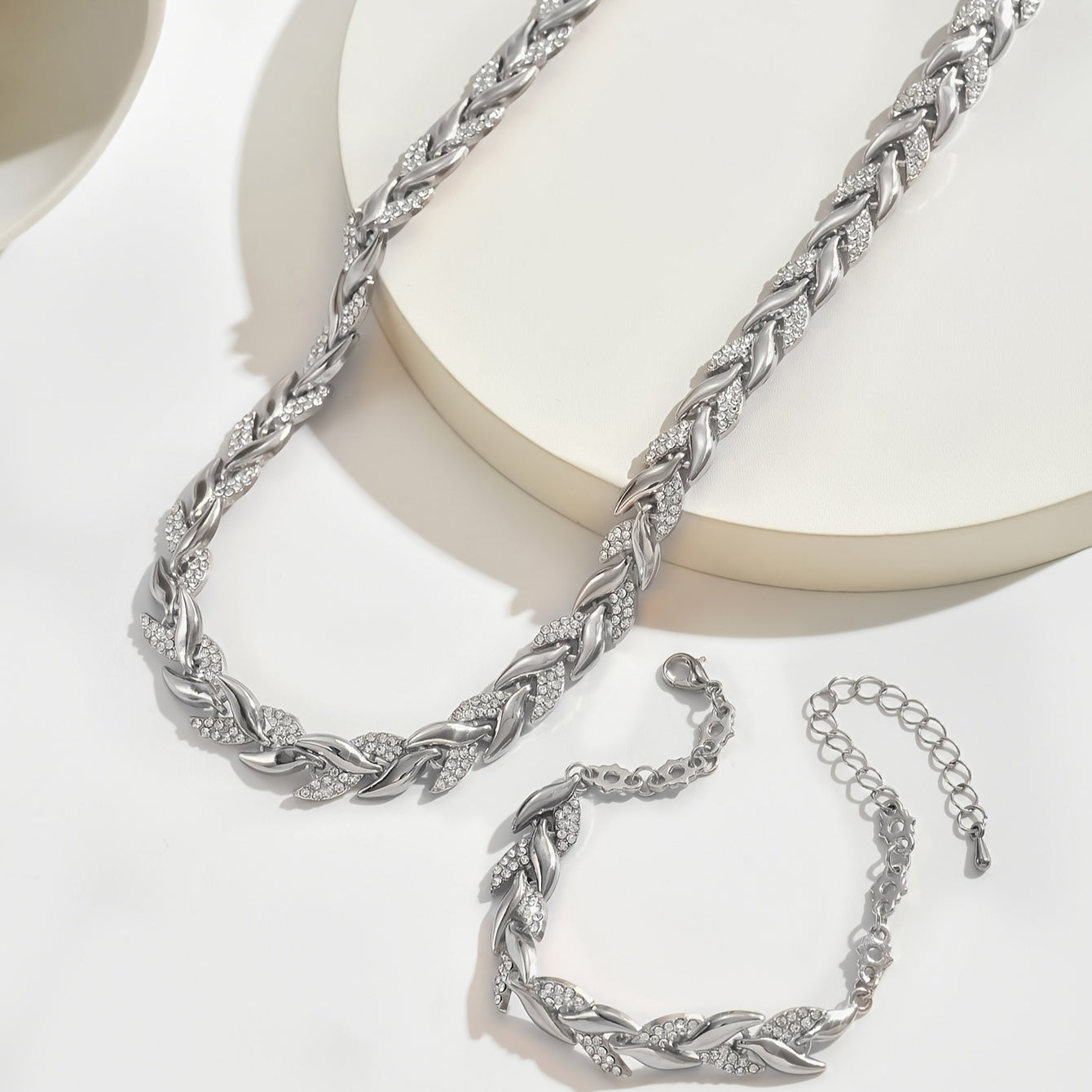 Fish Tail Crystal Jewelry Set