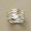 Vintage Gold and Silver Filigree Ring