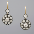 Vintage Gemstone Drop Earrings