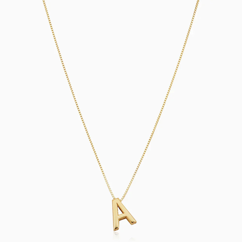 Love Initial Letter Necklace