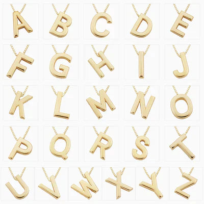 Love Initial Letter Necklace