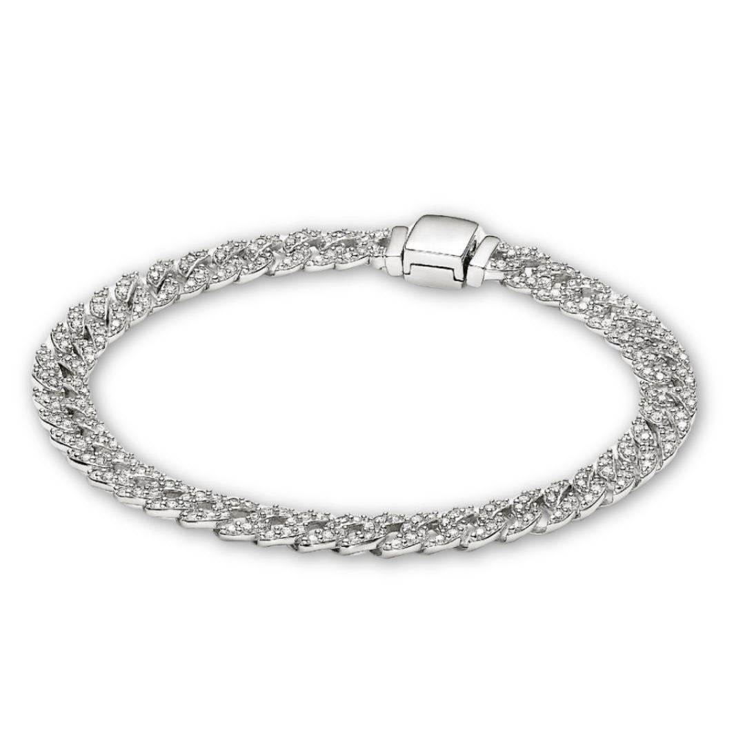 Moissanite Cuban Link Bracelet