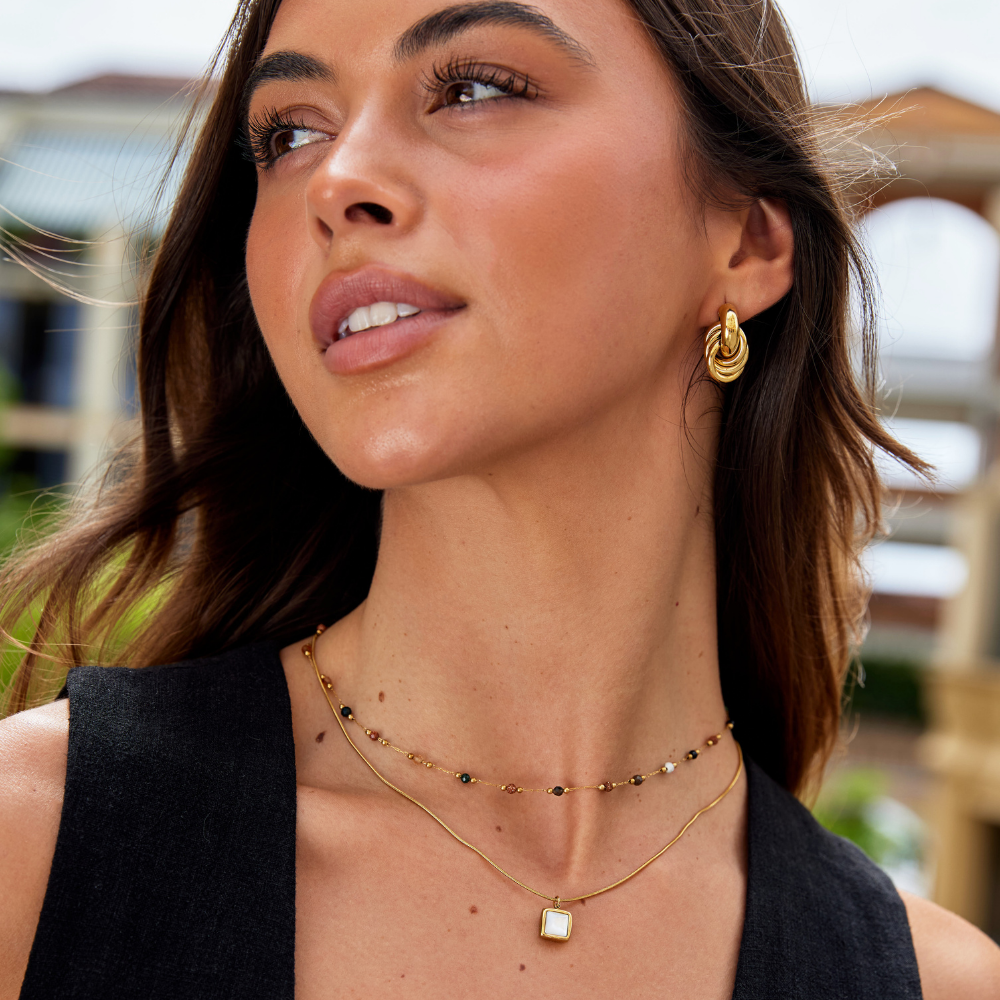 Minimal Stone Necklace