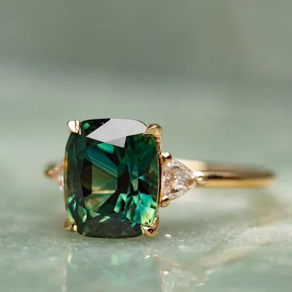 Vintage Inspired Gold Gemstone Ring