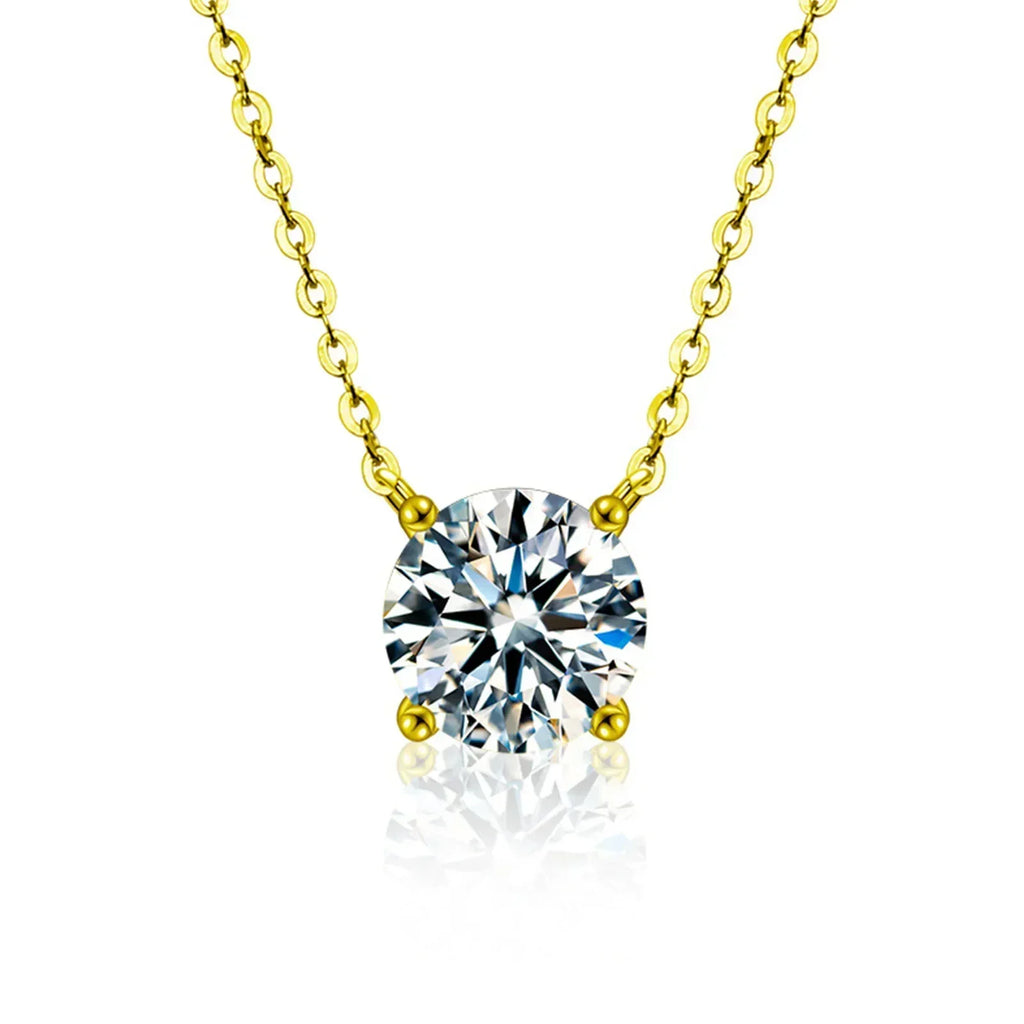Gold Plated Cubic Zirconia Necklace