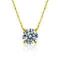 Gold Plated Cubic Zirconia Necklace