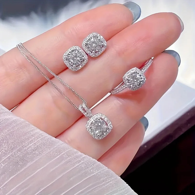 Luxury Cube Jewelry Set