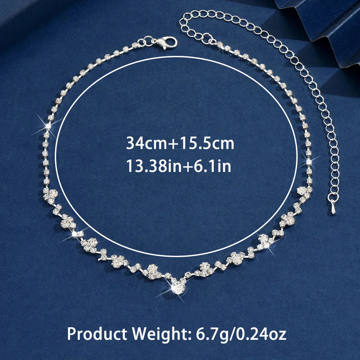Elegant Bridal Diamond Necklace