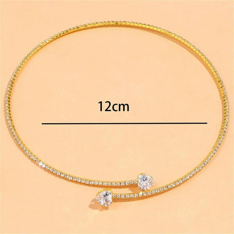 Crystal Heart Choker