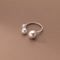 Elegant Triple Pearl Ring