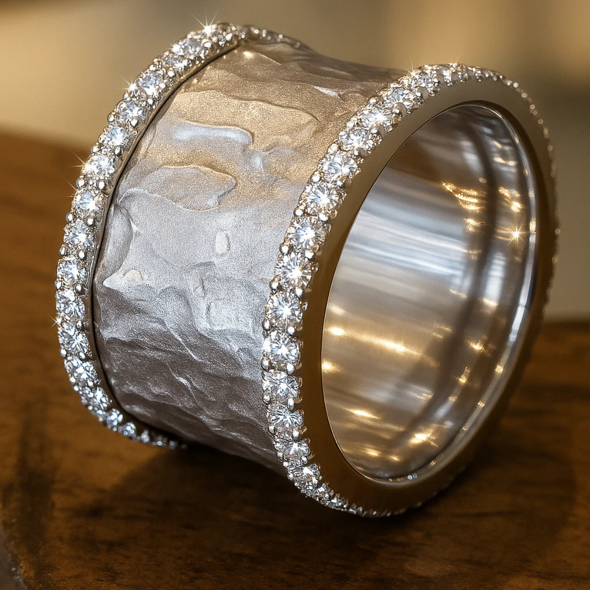 Vintage Silver CZ Ring