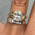 Gold and Silver Layered Ring Set