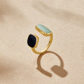 Aquamarine Embrace Ring