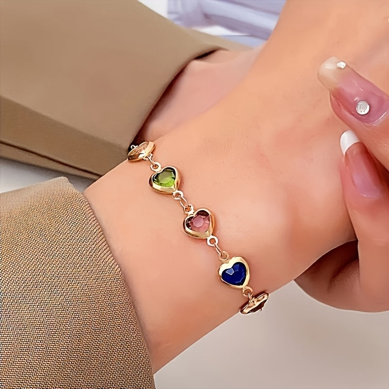 Unique Heart Shaped Bracelet