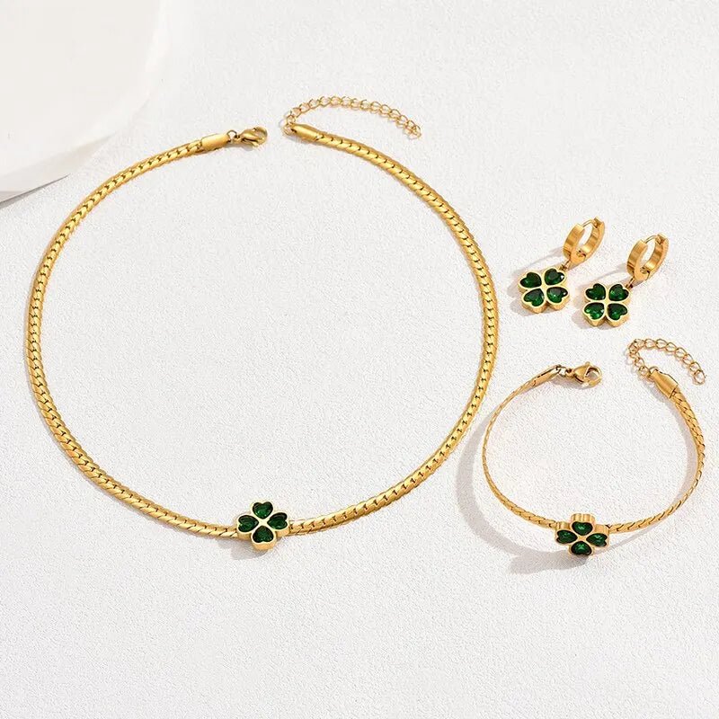 Clover Jewelry Set