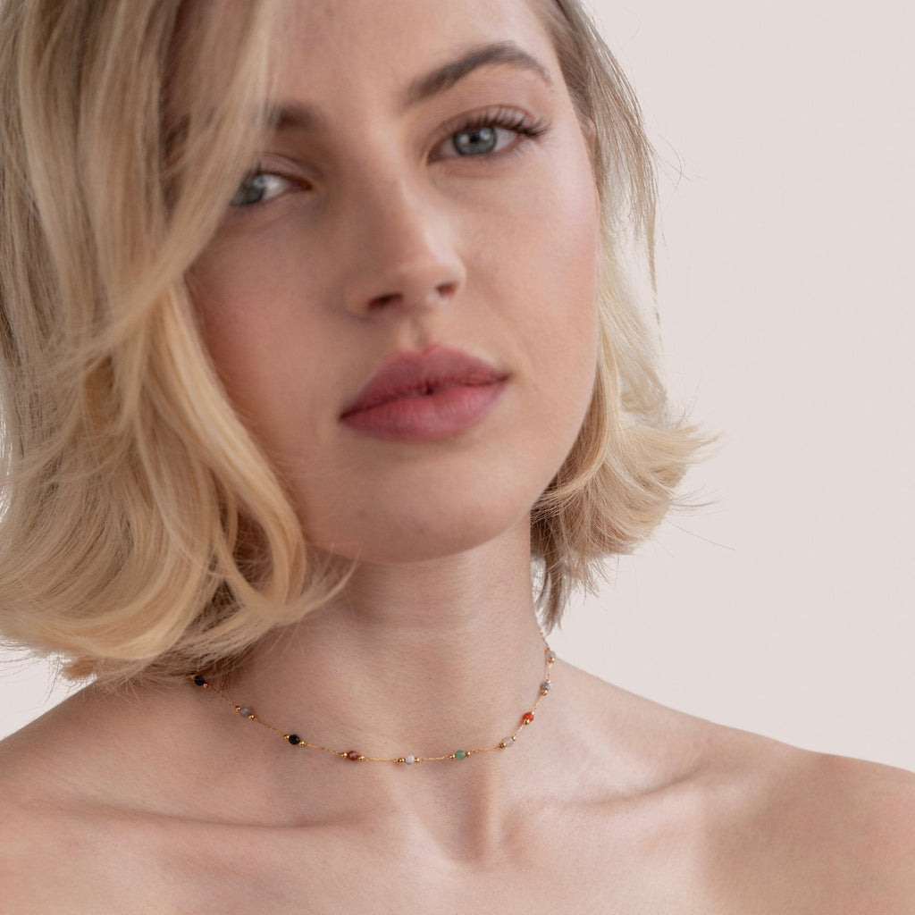 Minimal Stone Necklace