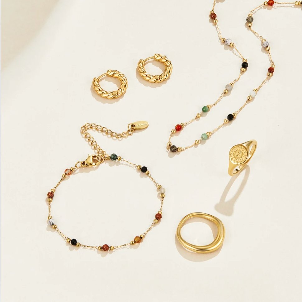 Minimal Stone Necklace