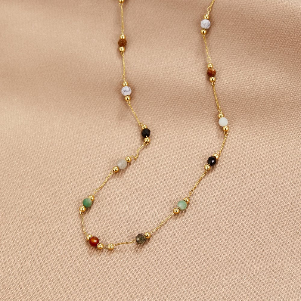 Minimal Stone Necklace