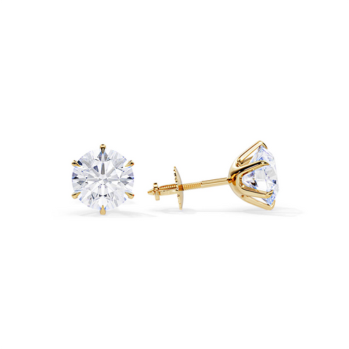 Chic White Gold Tera Earrings